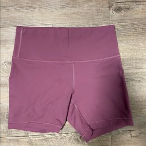 Lululemon Wunder Train 6" Short Size 10 Vintage Plum